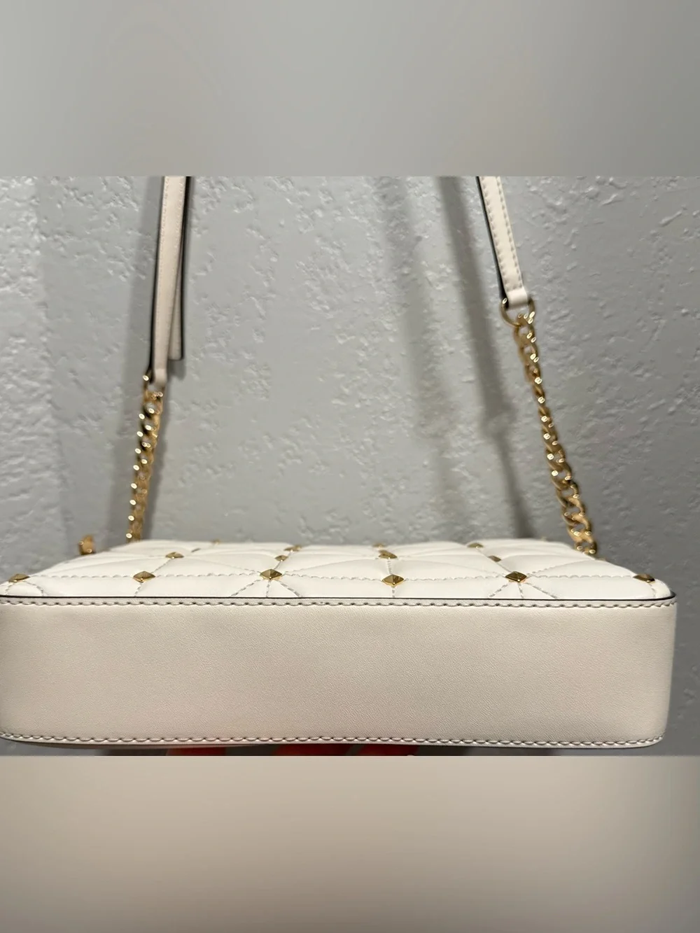 Michael Kors East West Cream Large Jet Set Crossbody Bag
